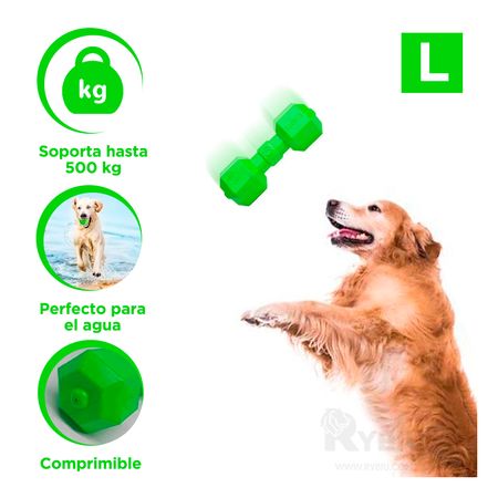 Pesas Lion Practico Perro Verde L