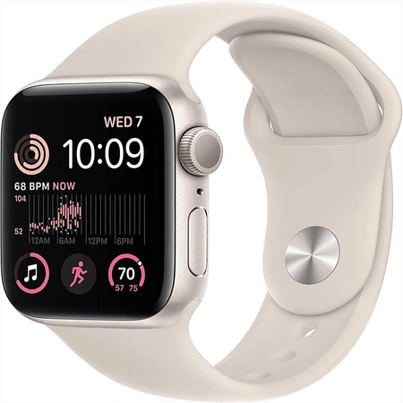 Apple watch SE (2da Generación) GPS 40mm, Starlight Sport Band Starlight, Talla S/M