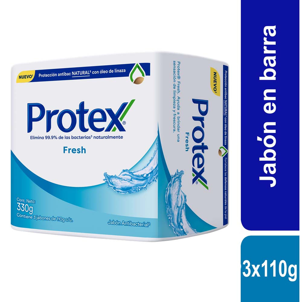 Jabón en Barra PROTEX Fresh Pack 3x110g