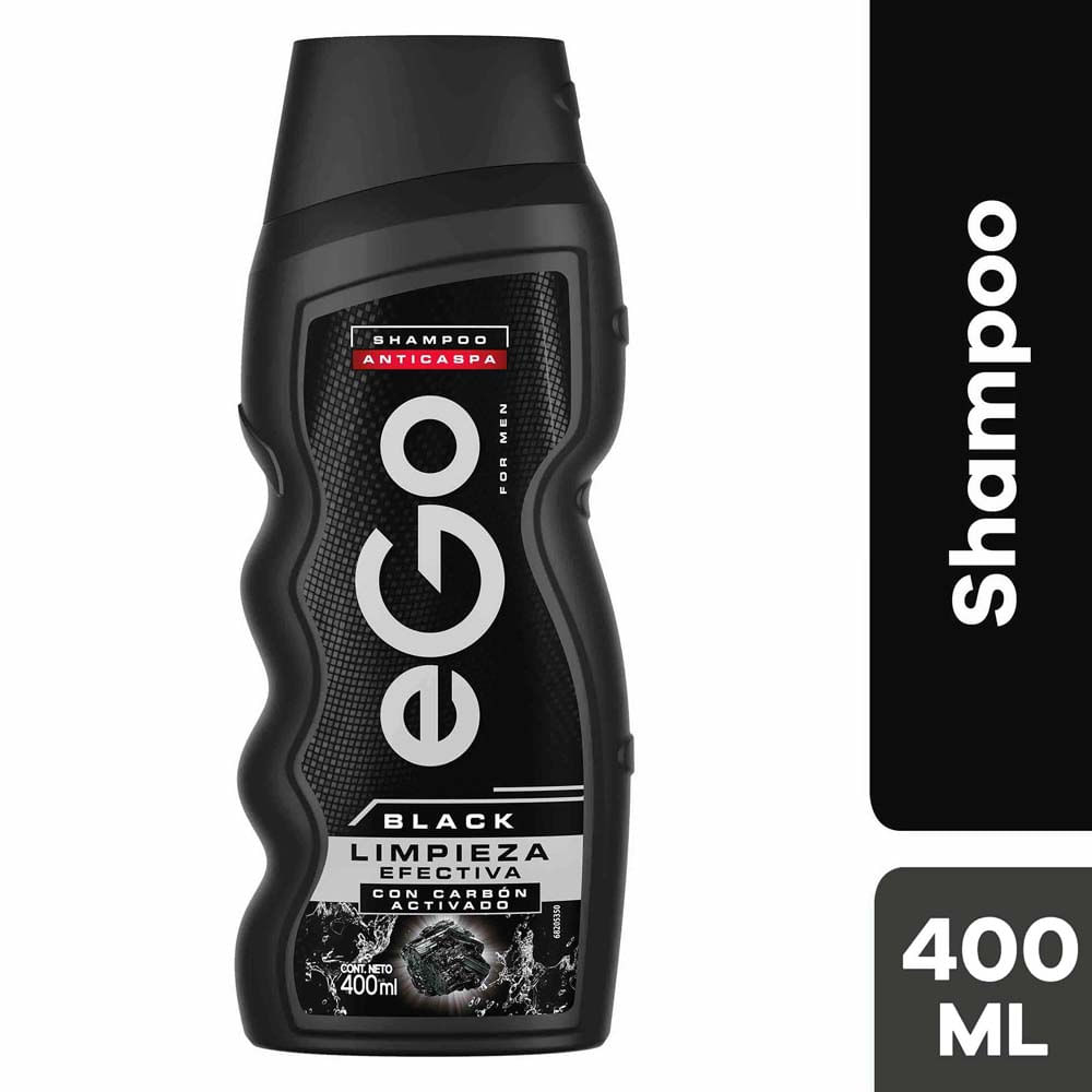 Shampoo EGO Men Black Frasco 400ml