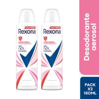 Desodorante para Mujer en Aerosol REXONA Tono Perfecto Frasco 150ml Paquete 2un