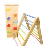 Mesa Infantil regulable en altura + 2 sillas amarillas - Promart