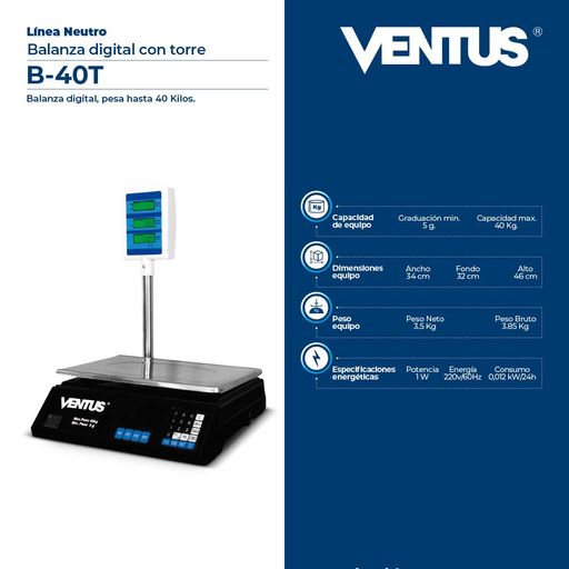 Balanza digital B-40 40Kg - Promart