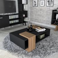 Mesa de Centro Moderna Kelly Negro