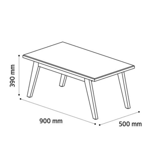 Mesa mini multiuso 52x37 Blanco - Promart