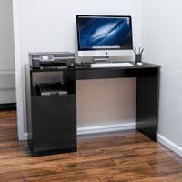 Escritorio Simone 120cm 1 Puerta Movenda Negro