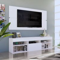 Centro de Entretenimiento Sao Sebastiao 65"" Movenda Blanco
