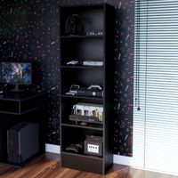 Estante Gamer NR 01 177x52cm Movenda Negro