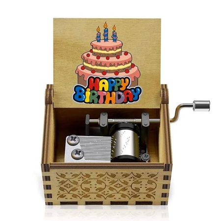Caja Musical Happy Birthday