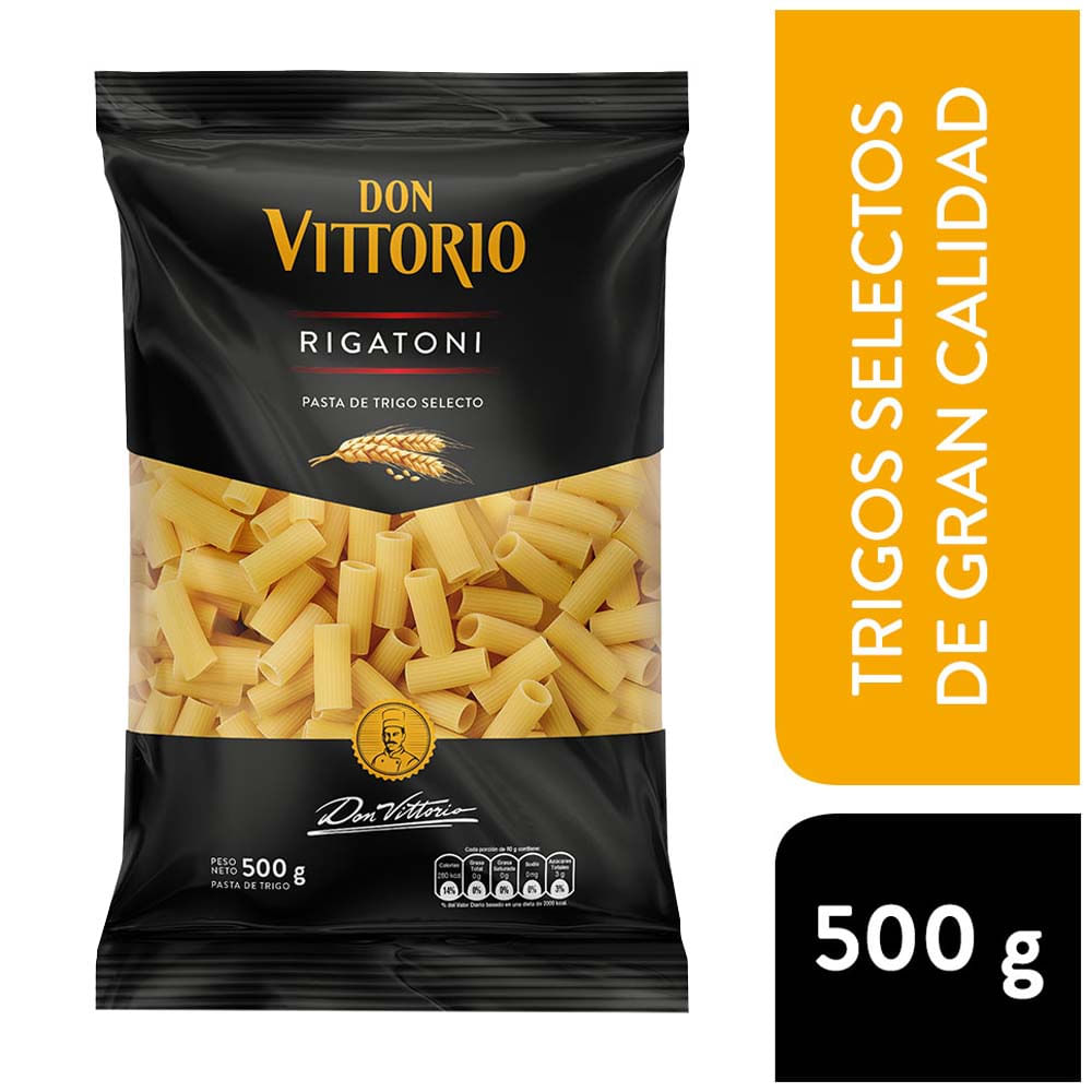Fideos DON VITTORIO Rigatoni Bolsa 500g