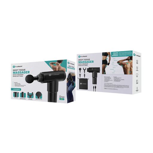 Masajeador Muscular Facial Gun Recargable 325A - Verde - Promart