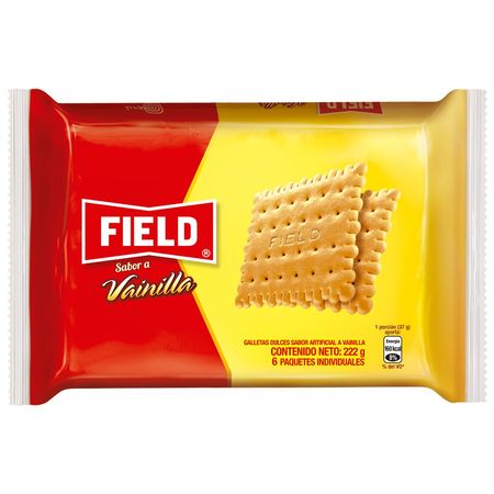 Galleta Vainilla Field Paquete 6un Plazavea Supermercado