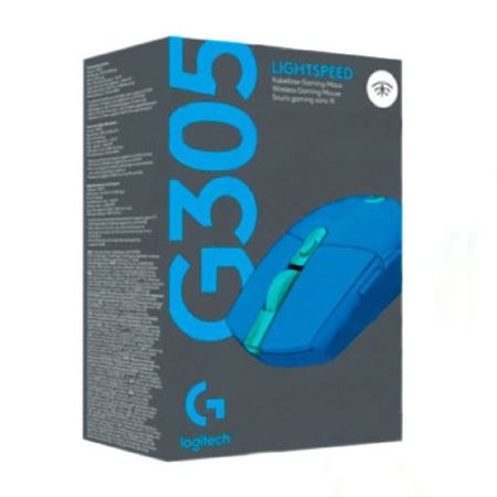Mouse Gamer Logitech G305 Wireless 1ms Sensor Hero Azul
