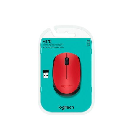 Mouse Logitech M170 Wireless Red