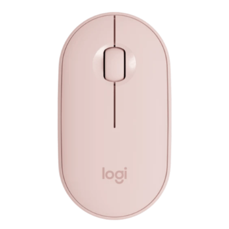 Mouse Logitech Pebble M350 Silent Wireless/Bluetooth Rosado