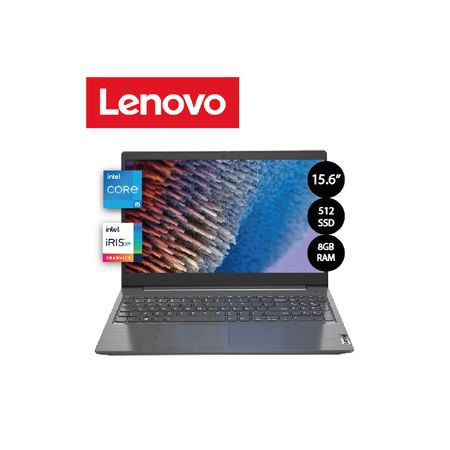 Laptop Lenovo V15 G3 Iap 82tt00cxlm I5-1235u 8gb 512gb Ssd Intel Iris 156?Fhd Freedos
