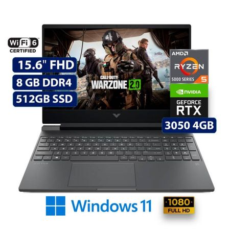 Laptop HP Victus 15-FB0103LA RYZEN5 5600H FHD 8GB 512GB SSD 15.6