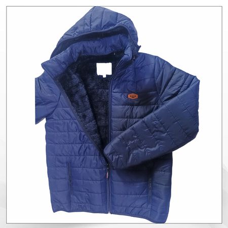 Casaca Acolchada Azul Caballero L