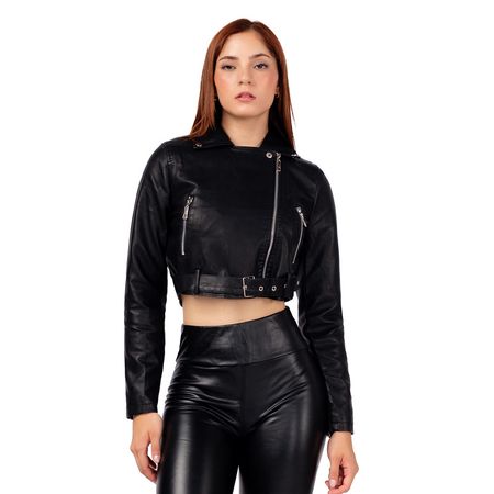 Chaqueta Bicker Crop Color Negro Talla XS
