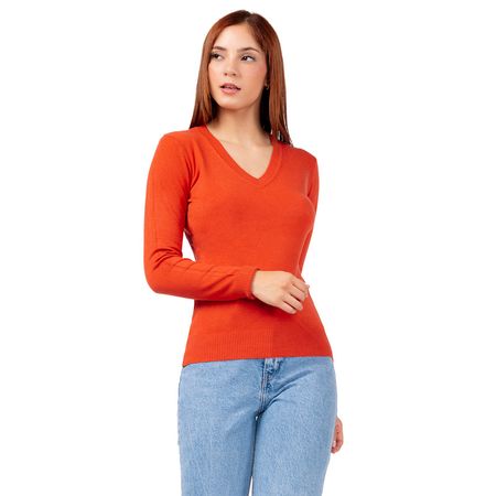 Chompa By Indra Mujer Color Coral Talla M