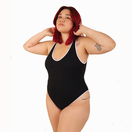 Body Fam Lingerie Body Nereida De Algodon Pima y Algodon Color Negro  Talla S Body Fam Lingerie Body Nereida De Algodon Pima y Algodon Color Negro Talla S