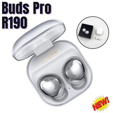 Audífonos Genéricos Bluetooth Inalámbricos Buds Pro R190 Modelo Sylver Phantom Silver