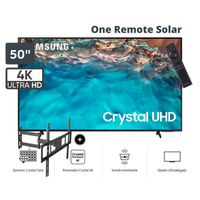 Televisor Samsung 50"" LED Smart TV Crystal Ultra HD 4K UN50BU8000GXPE + Rack Giratorio