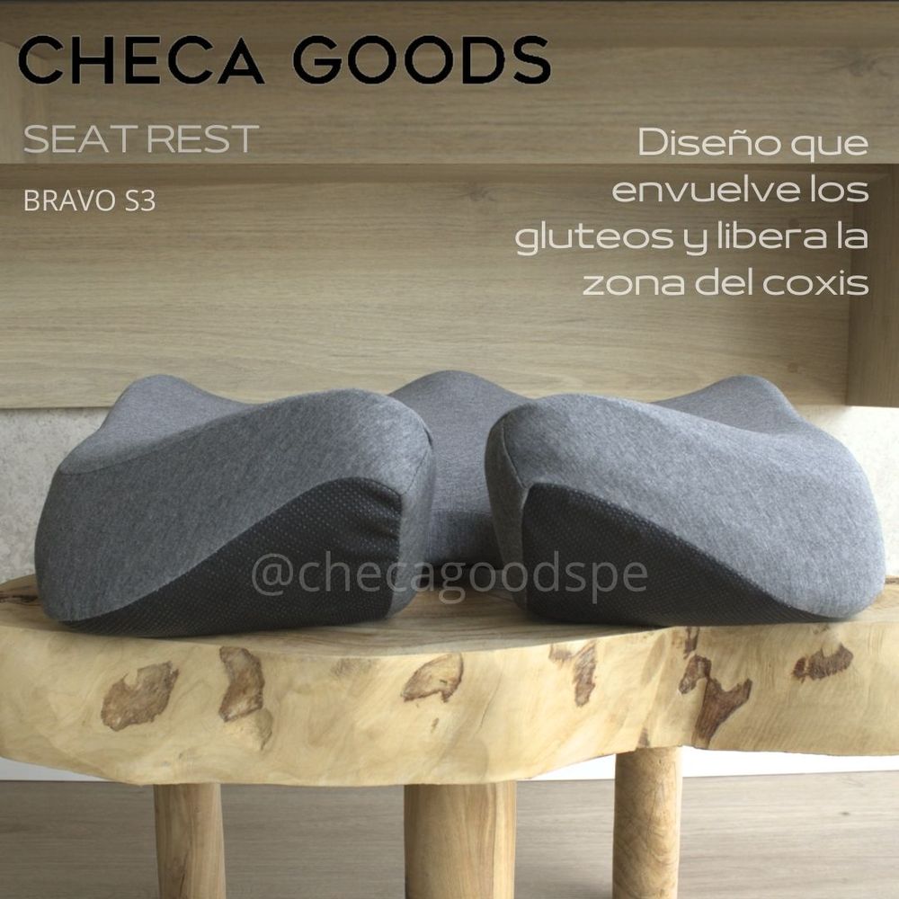 Cojin Silla Anatómico Ergonómico Dolor Coxis Hemorroides Original Checa ...