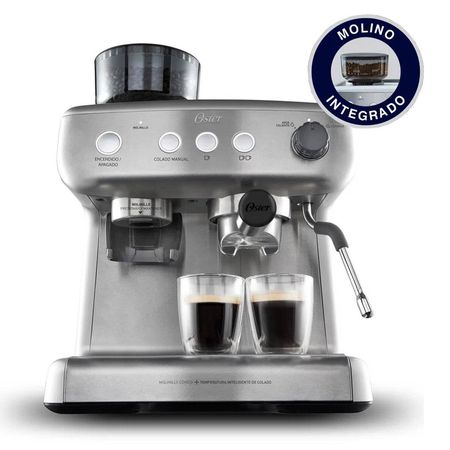 Cafetera Oster Espresso 15 bares BVSTEM7300 Gris