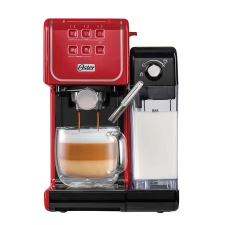 Cafetera PrimaLatte Automatica Oster BVSTEM6801R-053 Rojo