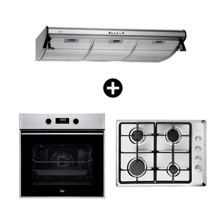 Tricombo Teka Cocina + Campana + Horno eléctrico C9310 Hlx 50 Hsb 635