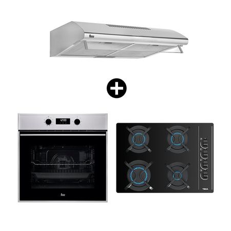 Tricombo Teka Cocina + Campana + Horno eléctrico Cl610 Gbc 64003 Kib Hsb 635