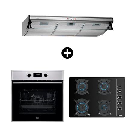 Tricombo Teka Campana C9310 + Cocina + Horno eléctrico