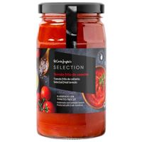 Salsa EL CORTE INGLES De tomate con aceite de Oliva Frasco 350g