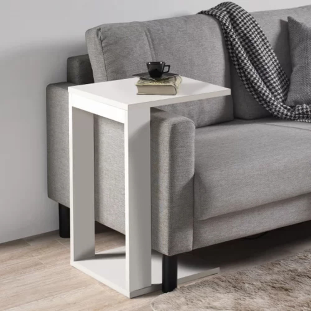 Mesa Lateral Moderna Suarez Blanco | plazaVea - plazaVea