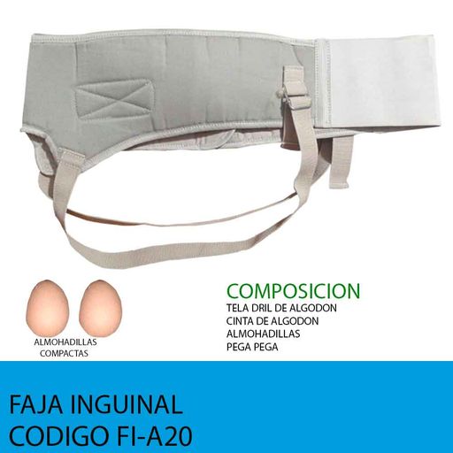 Faja para Hernia Inguinal Dhark Color Negro Talla XXL I Oechsle