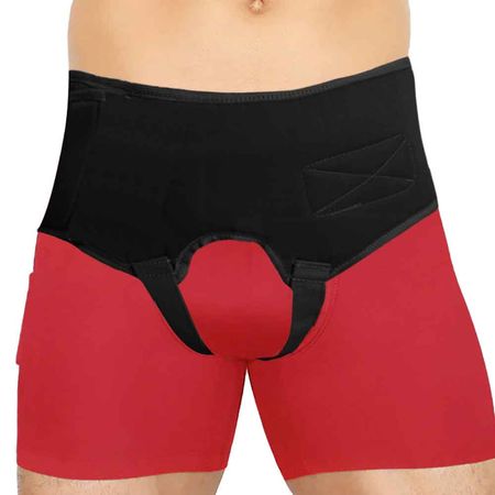 Faja para Hernia Inguinal Dhark Color Negro Talla S