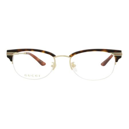 Lentes Ópticos Gucci Gg0201O-30001808-002 Redondos Mujer en Marrón