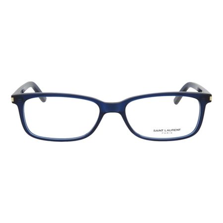 Lentes Ópticos Saint Laurent Sl89-30000085-004 Cuadrados Hombre Azul
