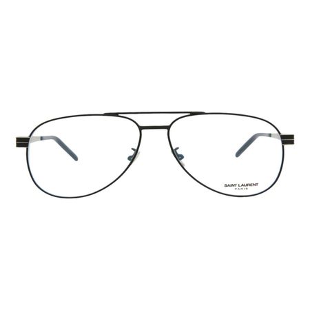 Lentes Ópticos Saint Laurent Slm54-30008270-001 Aviadores Unisex en Negro