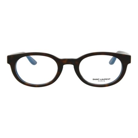 Lentes Ópticos Saint Laurent Slm14-30001935-006 Redondos Unisex en Marrón