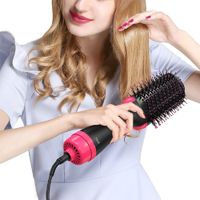 Cepillo Secador Cabello Alisador Rizador 3 En 1 Multifunción