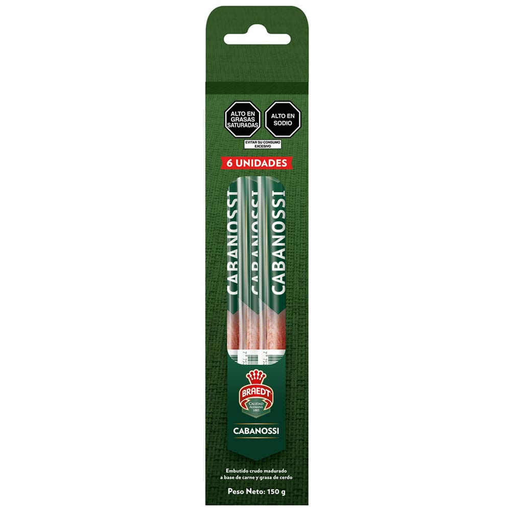 Multipack Cabanossi BRAEDT Paquete 150g