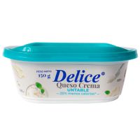 Queso Crema Light DELICE Paquete 150g