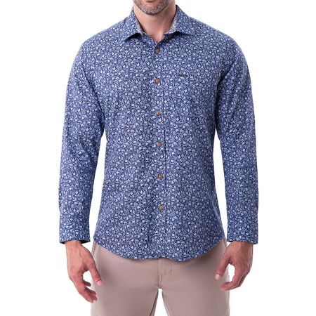 Camisa Ozhun Popelina Hombre Norton Blue/Sky M