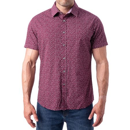 Camisa Telson Popelina Hombre Norton Vino L