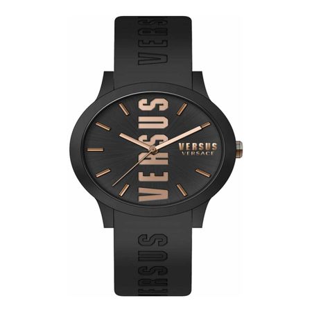 Reloj Barbes Silicone Vspkn0321 Versus Versace para Hombre en Negro