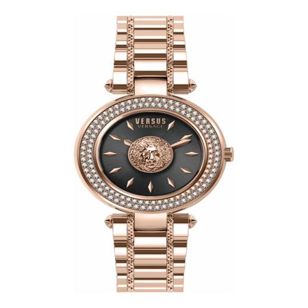 Reloj Brick Lane Lion Crystal Vsp647621 Versus Versace para Mujer en Oro Rosa