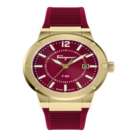 Reloj F-80 Sfhy02422 Salvatore Ferragamo para Hombre en Rojo