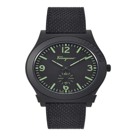 Reloj Gancini Sfml00422 Salvatore Ferragamo para Hombre en Negro